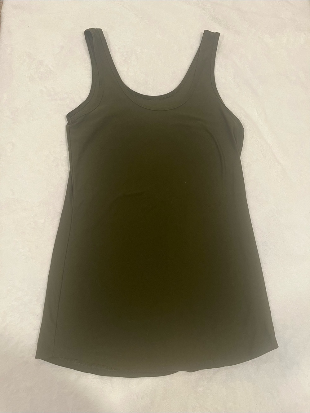 No Boundaries Olive Green Tank Top - Size Large (Juniors)